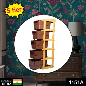 1151A 5 Tier Modular Drawer Used for storing different-different types of equipments and stuffs.