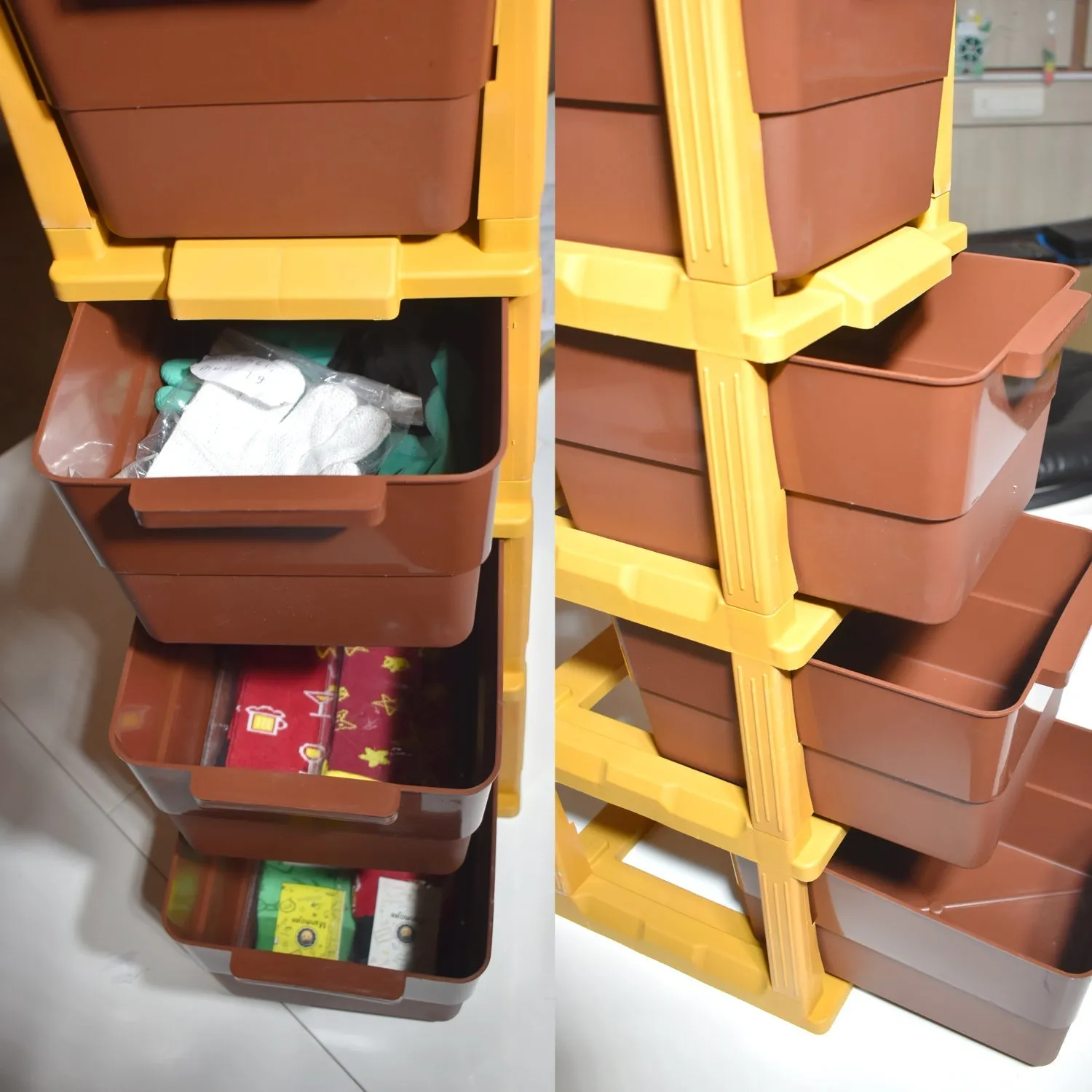 1151A 5 Tier Modular Drawer Used for storing different-different types of equipments and stuffs.