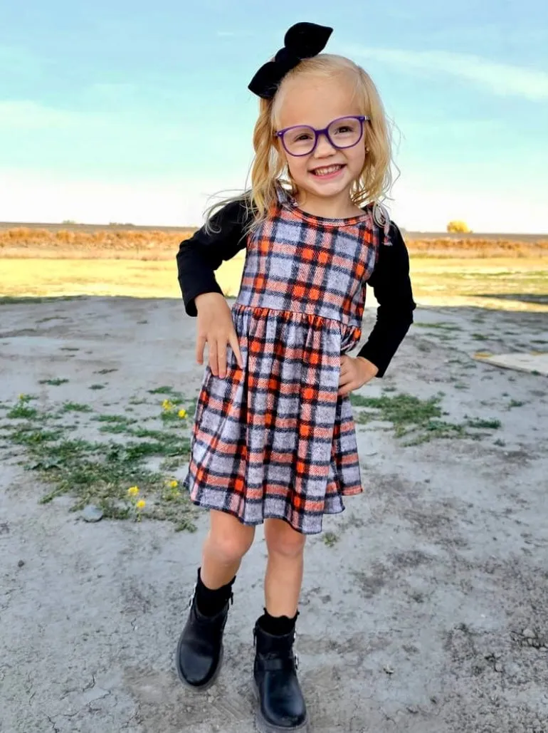 2 left! 3T & 4T ~ Jumper Dress ~ Cozy Fall Plaid