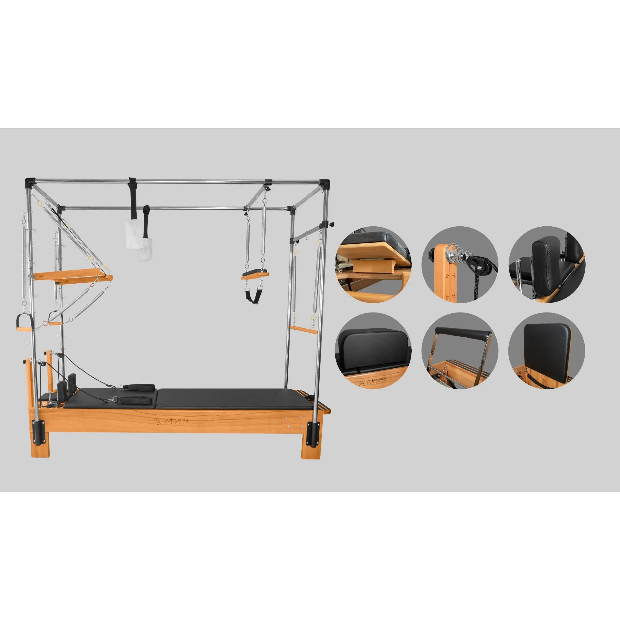 Activemine Pilates Cadillac Reformer Combo