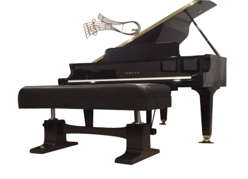 Adjustable Piano Bench Plans Pneumatic Keyboard Padded Seat Build Your Own.