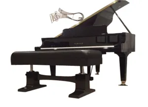 Adjustable Piano Bench Plans Pneumatic Keyboard Padded Seat Build Your Own.