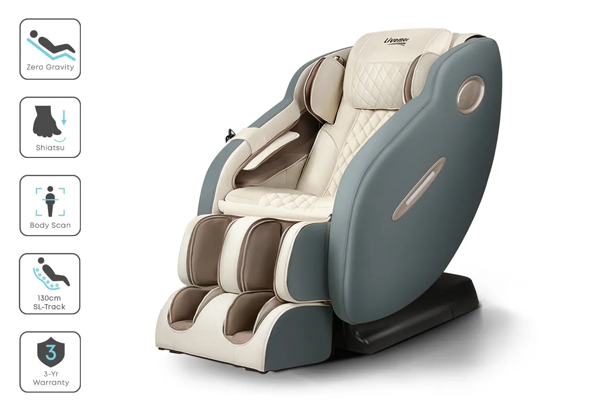 Advanced SL-Track Zero Gravity Massage Chair - Livemor