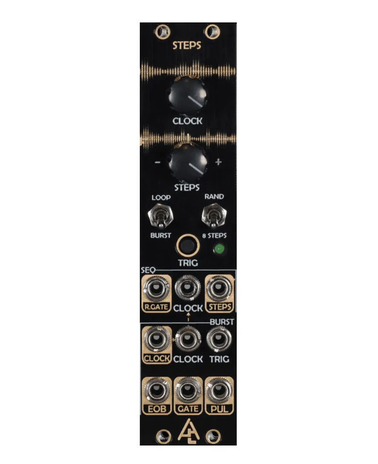 After Later Audio STEPS Random Looping Stepped CV and Burst Generator