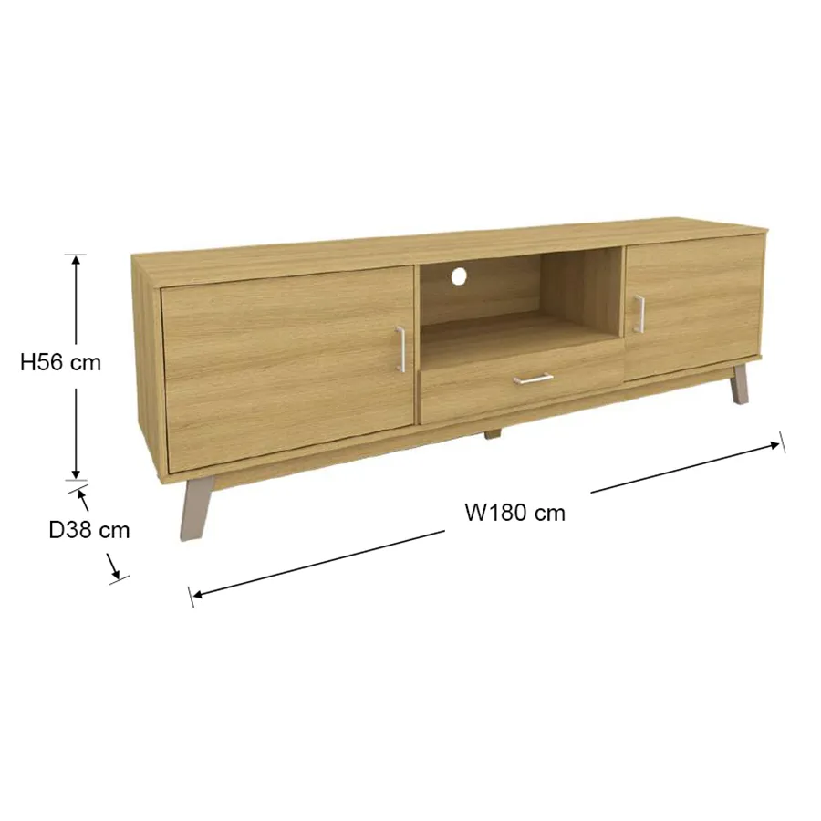 Aiden 180 cm Mid TV Rack