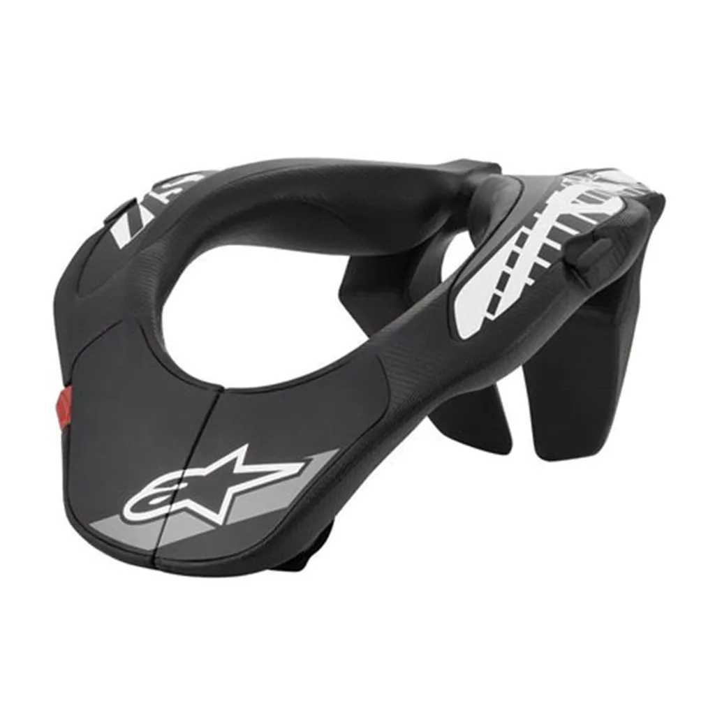 Alpinestars Youth Kids Black White Neck Support