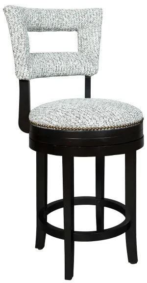 Ansley III Swivel Counter Stool with Nailheads