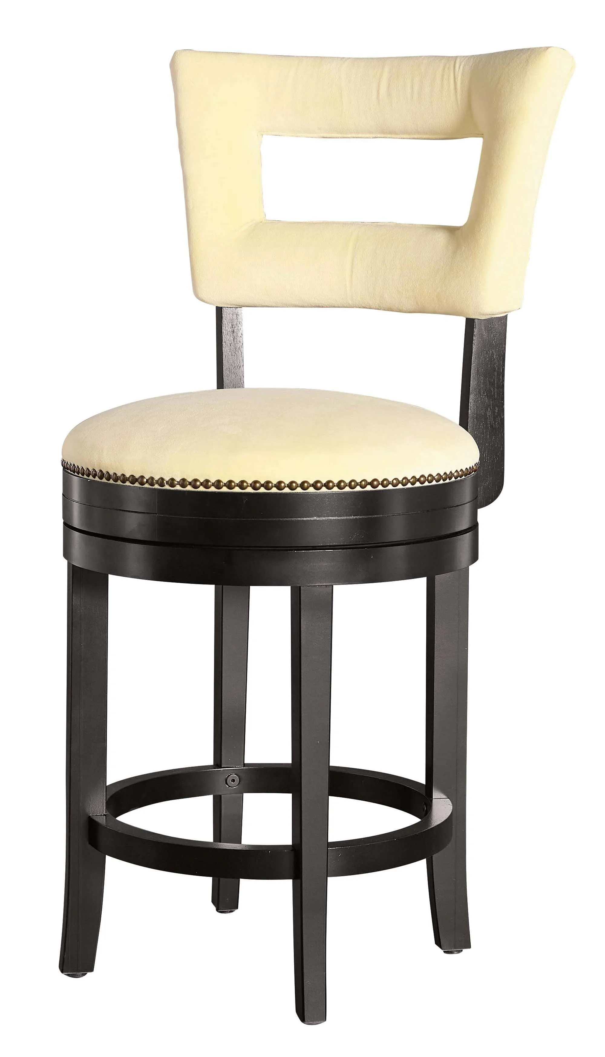 Ansley III Swivel Counter Stool with Nailheads
