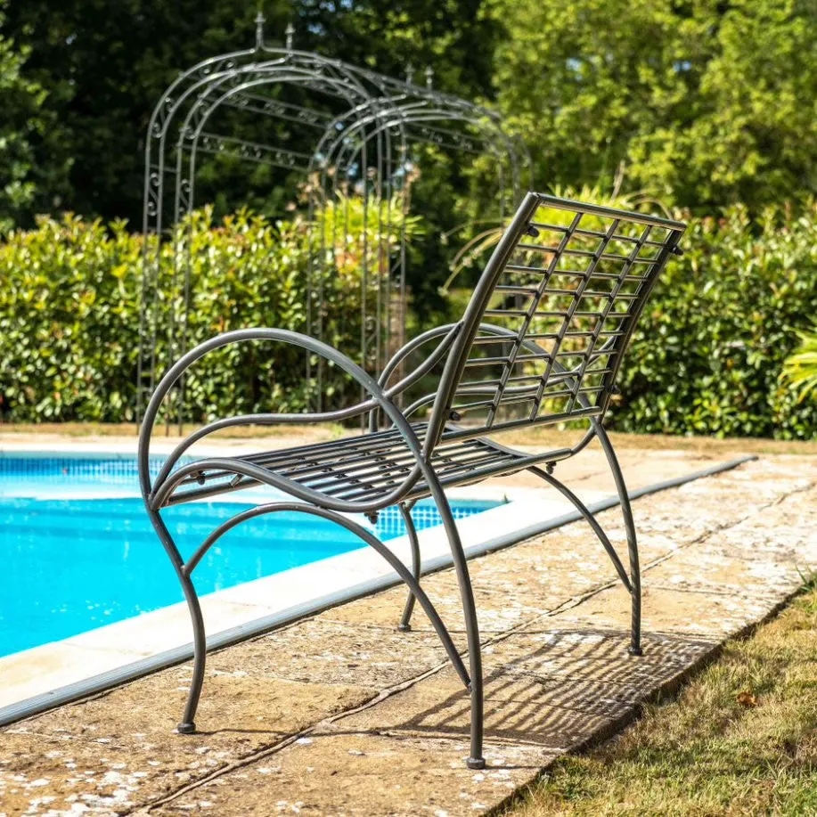 Ascalon Amalfi Bench - 'Umbra Grey'