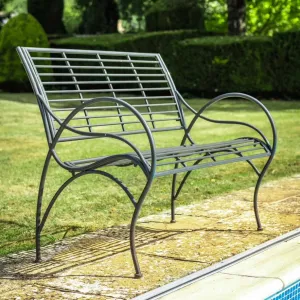 Ascalon Amalfi Bench - 'Umbra Grey'