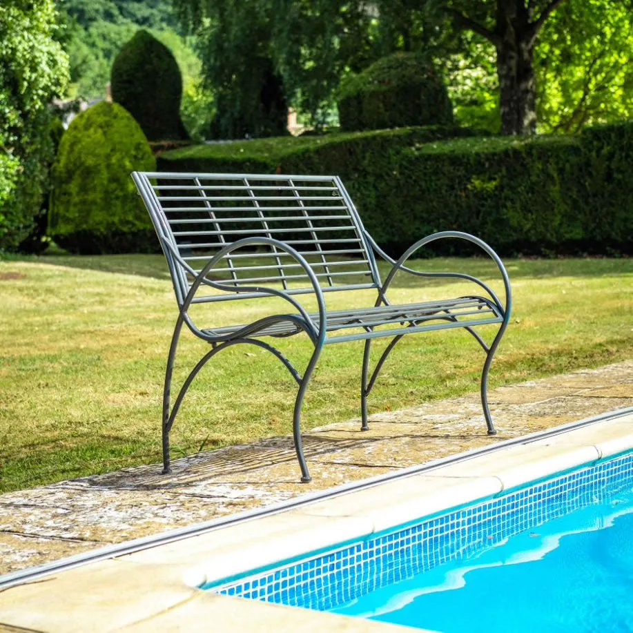 Ascalon Amalfi Bench - 'Umbra Grey'