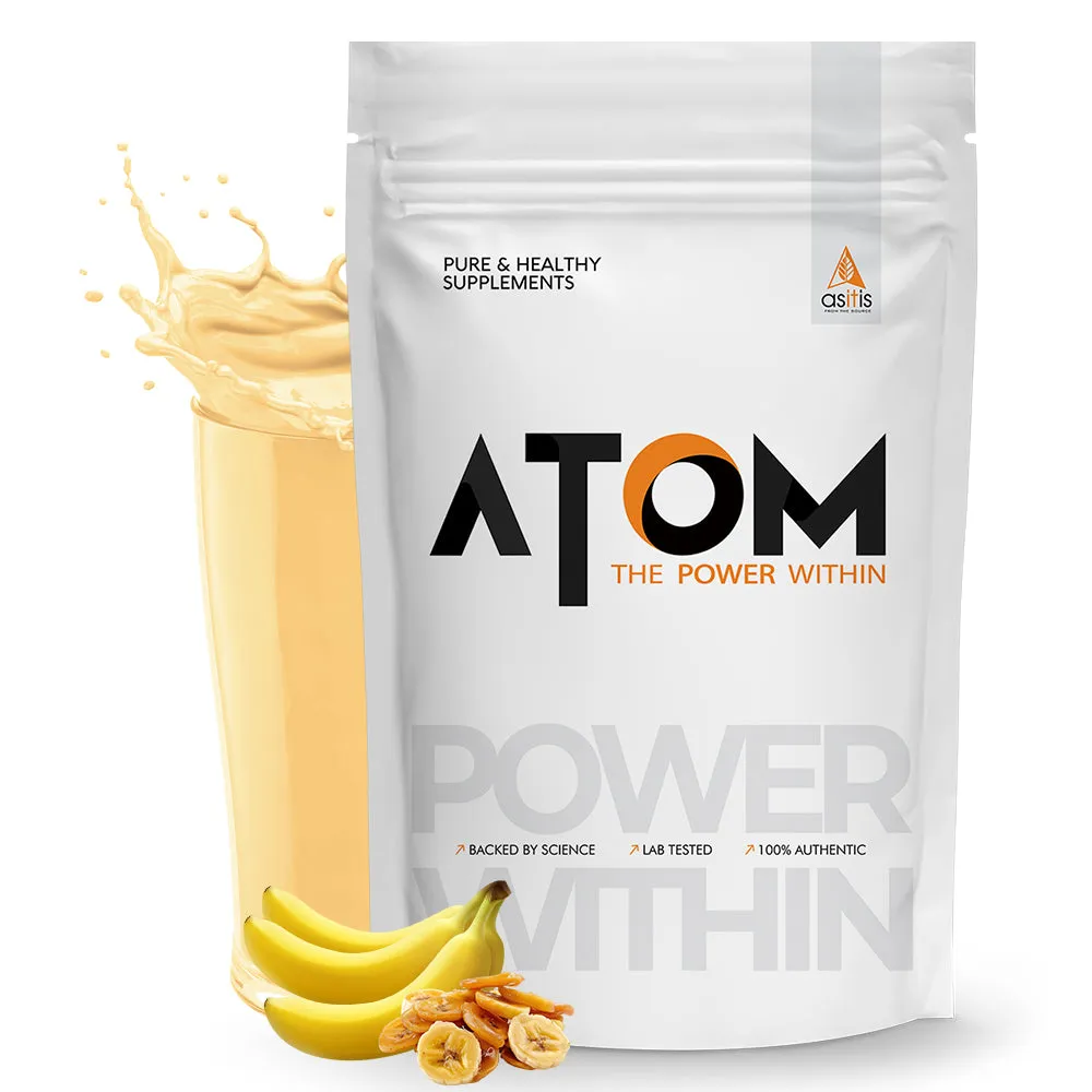 ATOM Beginners Whey Protein | Accelerates Muscle-building | Increases Body Strength