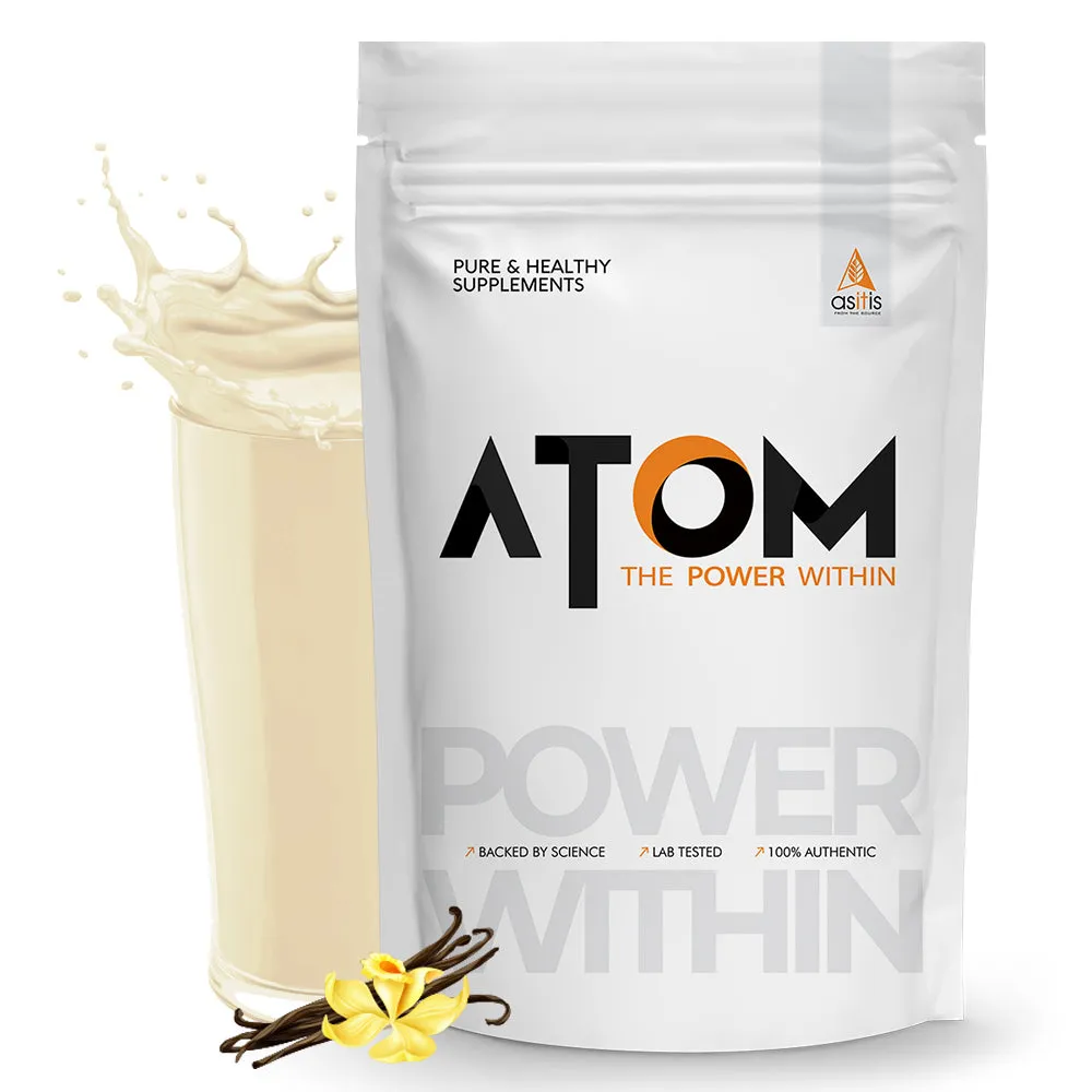 ATOM Beginners Whey Protein | Accelerates Muscle-building | Increases Body Strength
