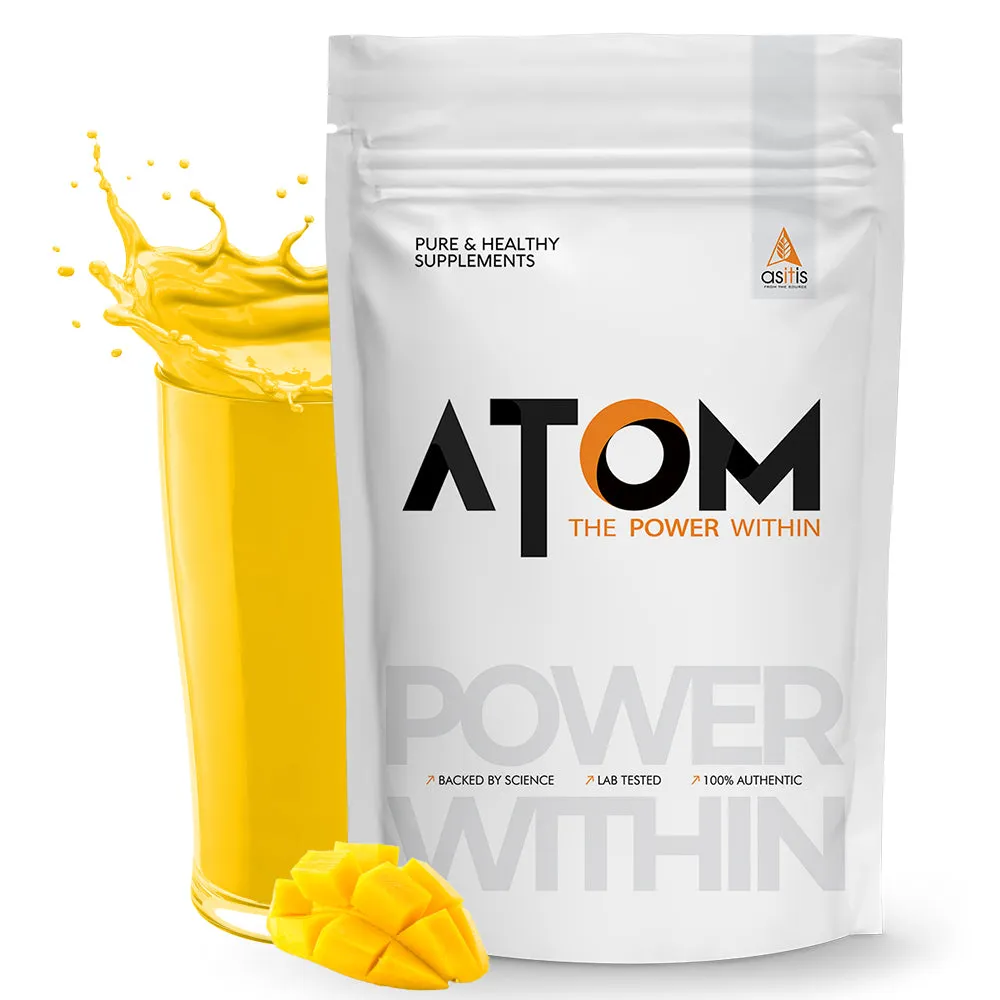 ATOM Beginners Whey Protein | Accelerates Muscle-building | Increases Body Strength