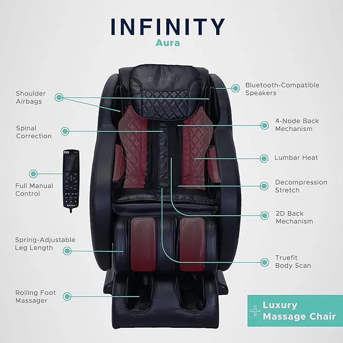 Aura Pro Massage Chair - Brown