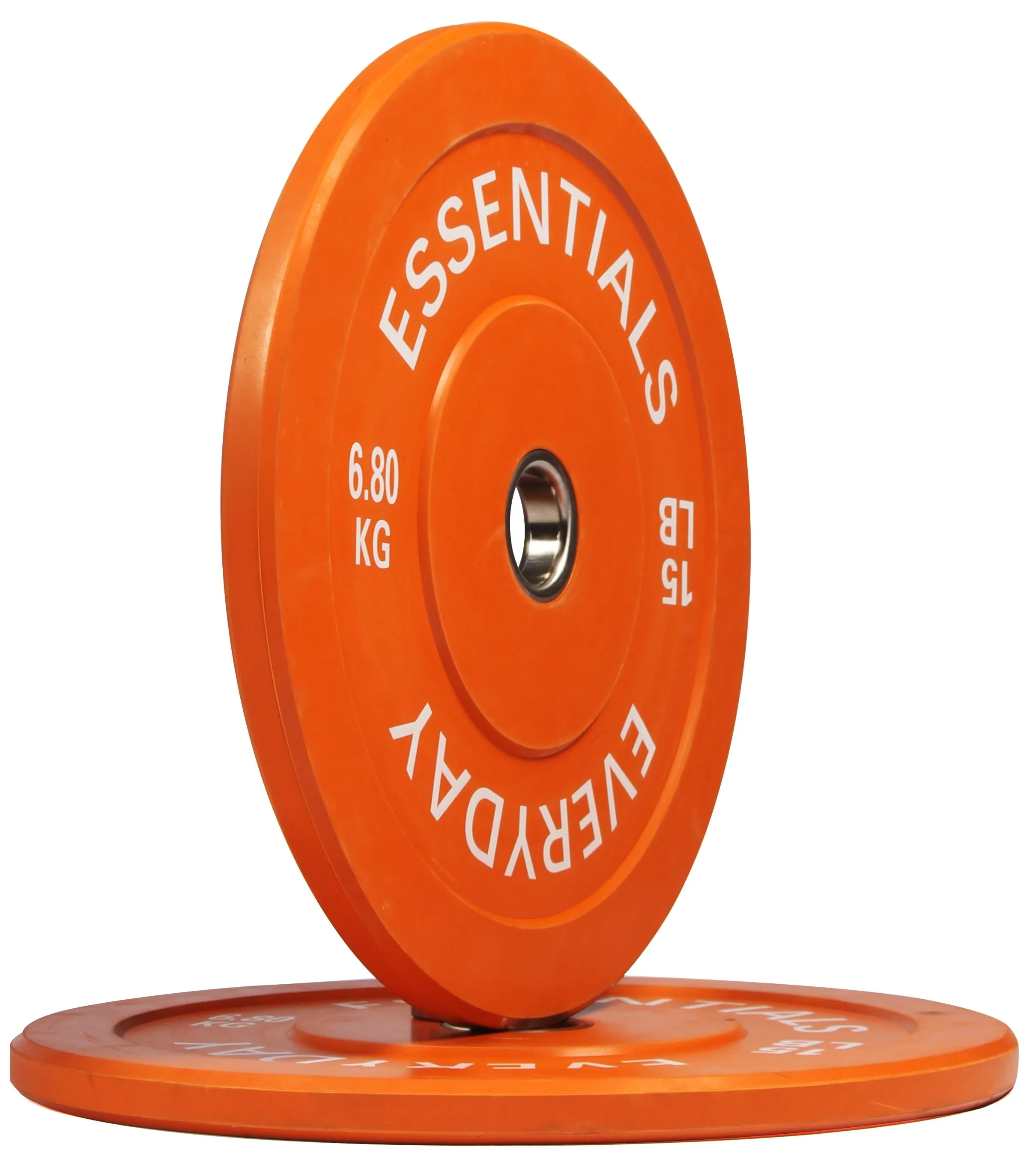 BalanceFrom Olympic Bumper Plate Weight Plate, 15 lbs Pair Color