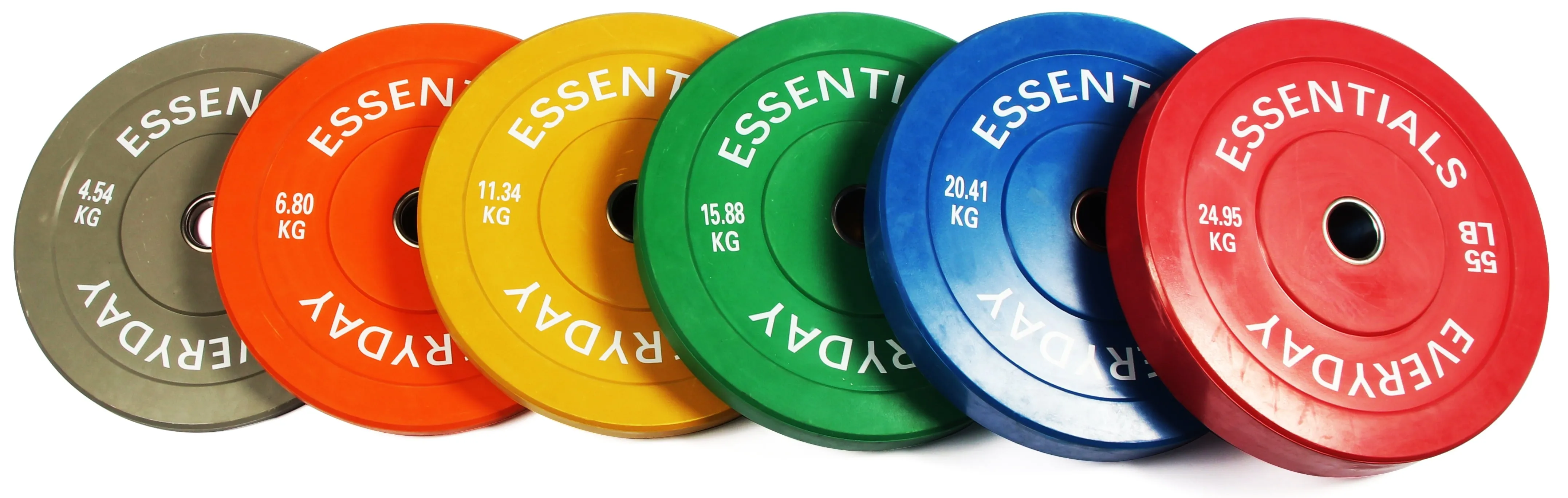 BalanceFrom Olympic Bumper Plate Weight Plate, 15 lbs Pair Color
