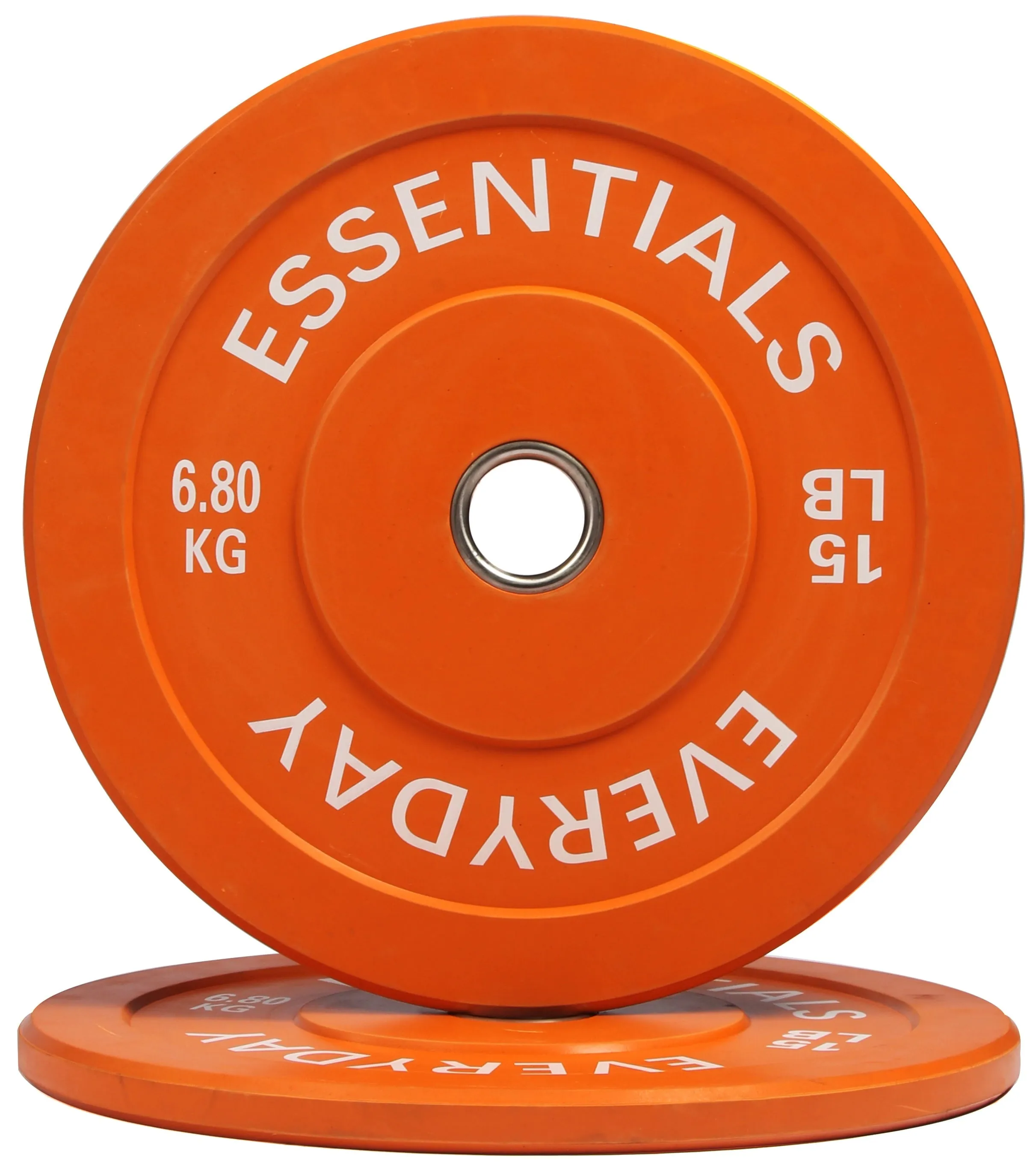 BalanceFrom Olympic Bumper Plate Weight Plate, 15 lbs Pair Color