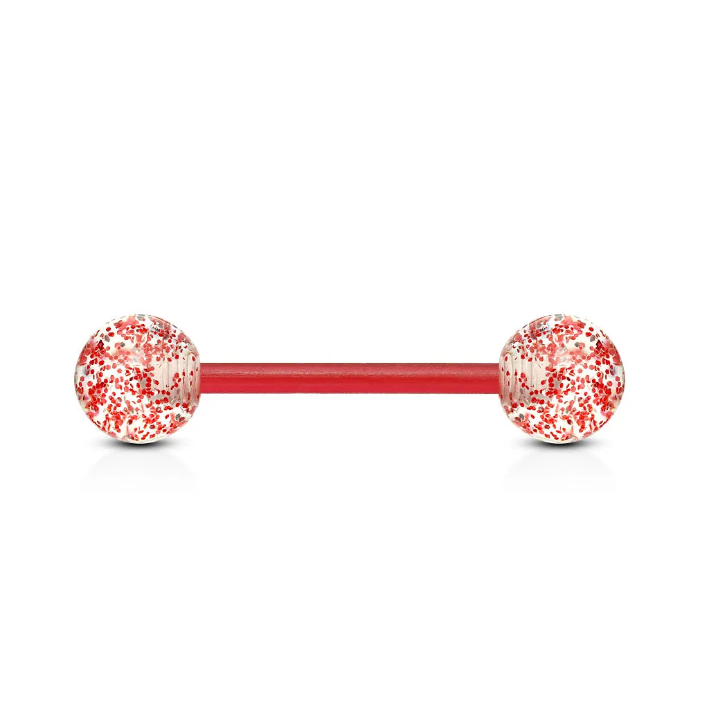 Bioflex Glitz Nips Glitter Flex Barbells