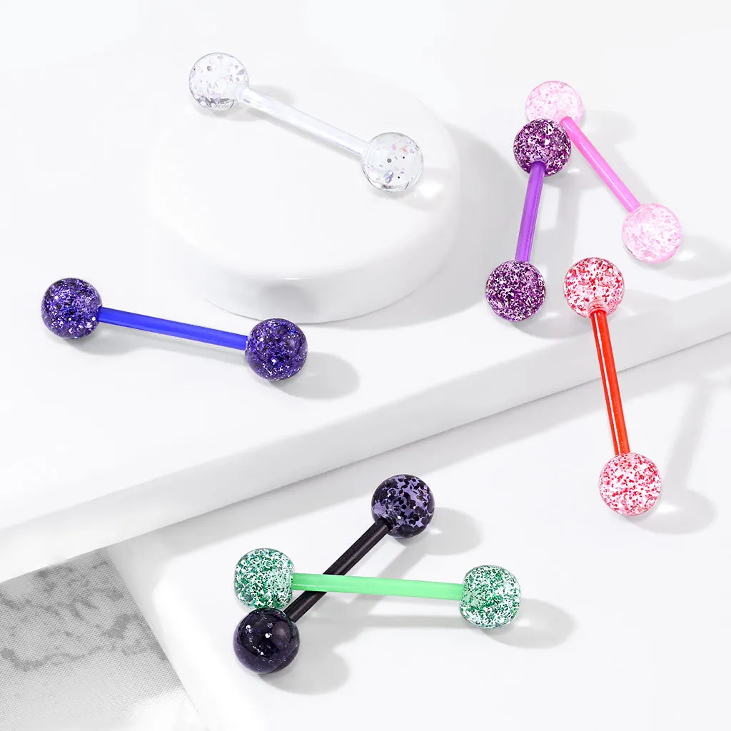 Bioflex Glitz Nips Glitter Flex Barbells