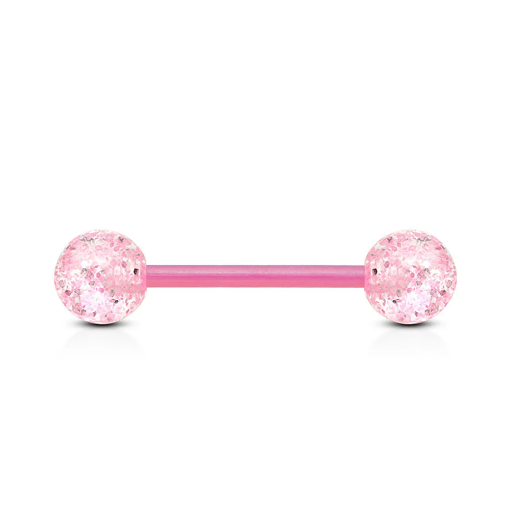 Bioflex Glitz Nips Glitter Flex Barbells