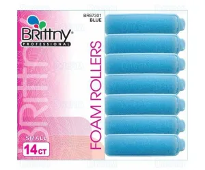 Brittny-Professional-Foam-Rollers-Blue-Small-14-Count