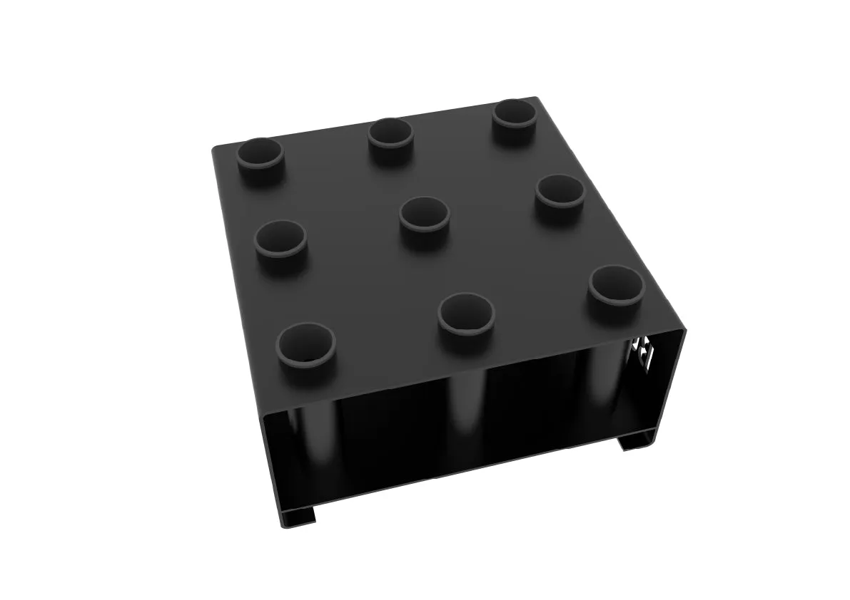 Bulldog Gear - Freestanding Vertical 9 Bar Holder Barbell Storage