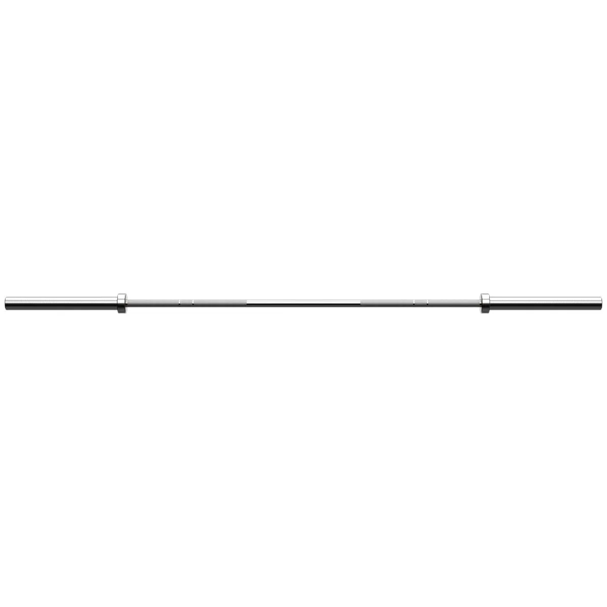 Chrome 7ft Olympic barbell IWF standard knurling 1,000lb max load