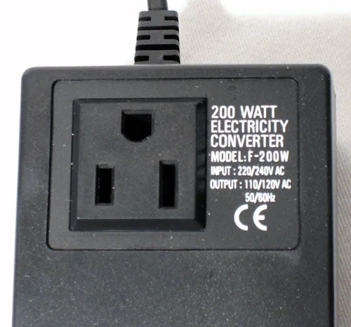 CONVERTER TRANSFORMER 240 TO 110 200W STEP DOWN ADAPTER VOLATAGE WATT POWER  NEW