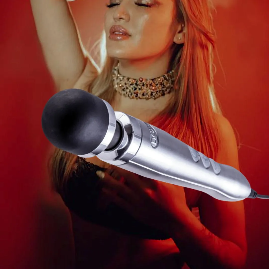 Doxy Die Cast 3 Wand Massager - Brushed Metal
