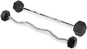 Fit4sale Rubber Hex Barbells
