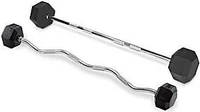 Fit4sale Rubber Hex Barbells