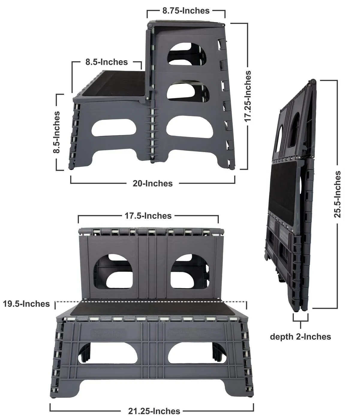 Folding/Portable Dog Steps for Large, Medium and Small Dogs