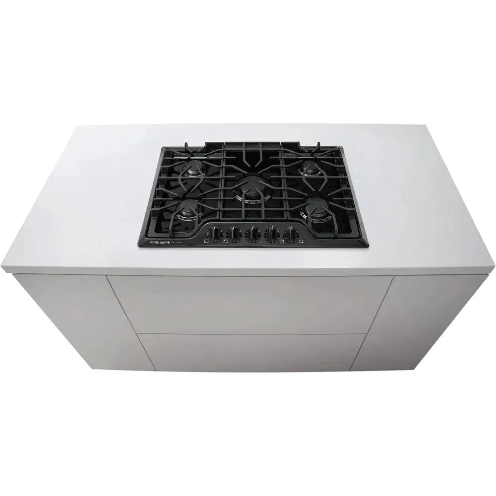 Frigidaire 30” Gas Cooktop - Black