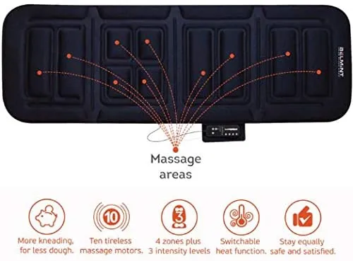Full-Body Massage Mat, Black