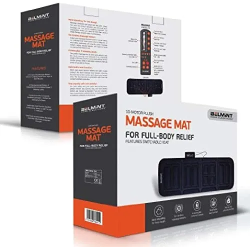 Full-Body Massage Mat, Black