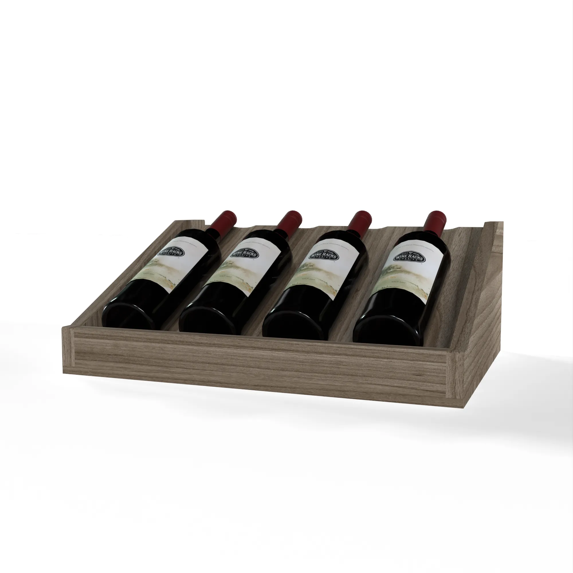 GrandCellar™ - 4 Column Full-Depth Cradle Display Top - 7"