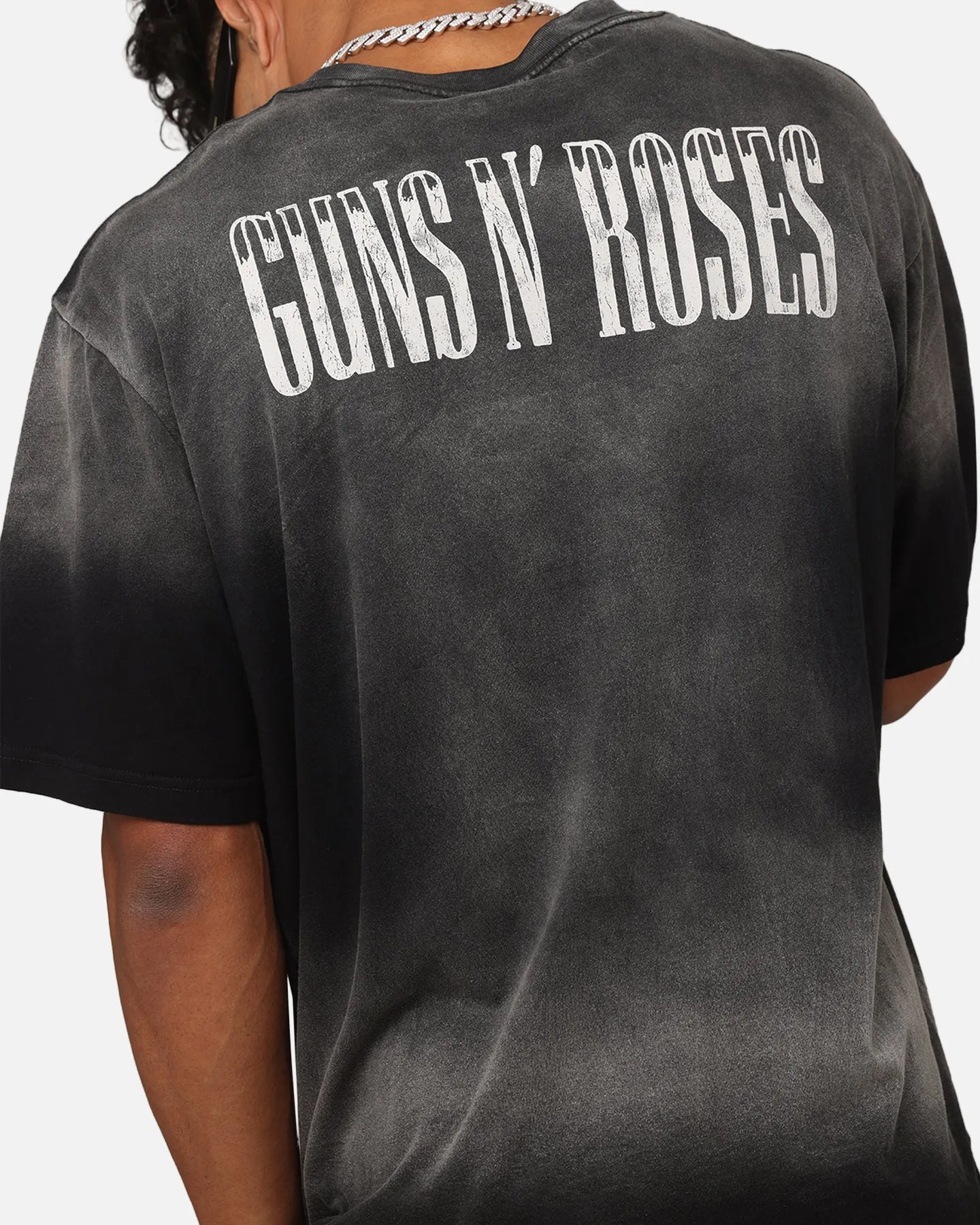 Guns N Roses LA Roses Vintage T-Shirt Washed Black