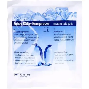 IMMEDIATE, COLD Compress, Quick, Burns Bruises Swellings sprain