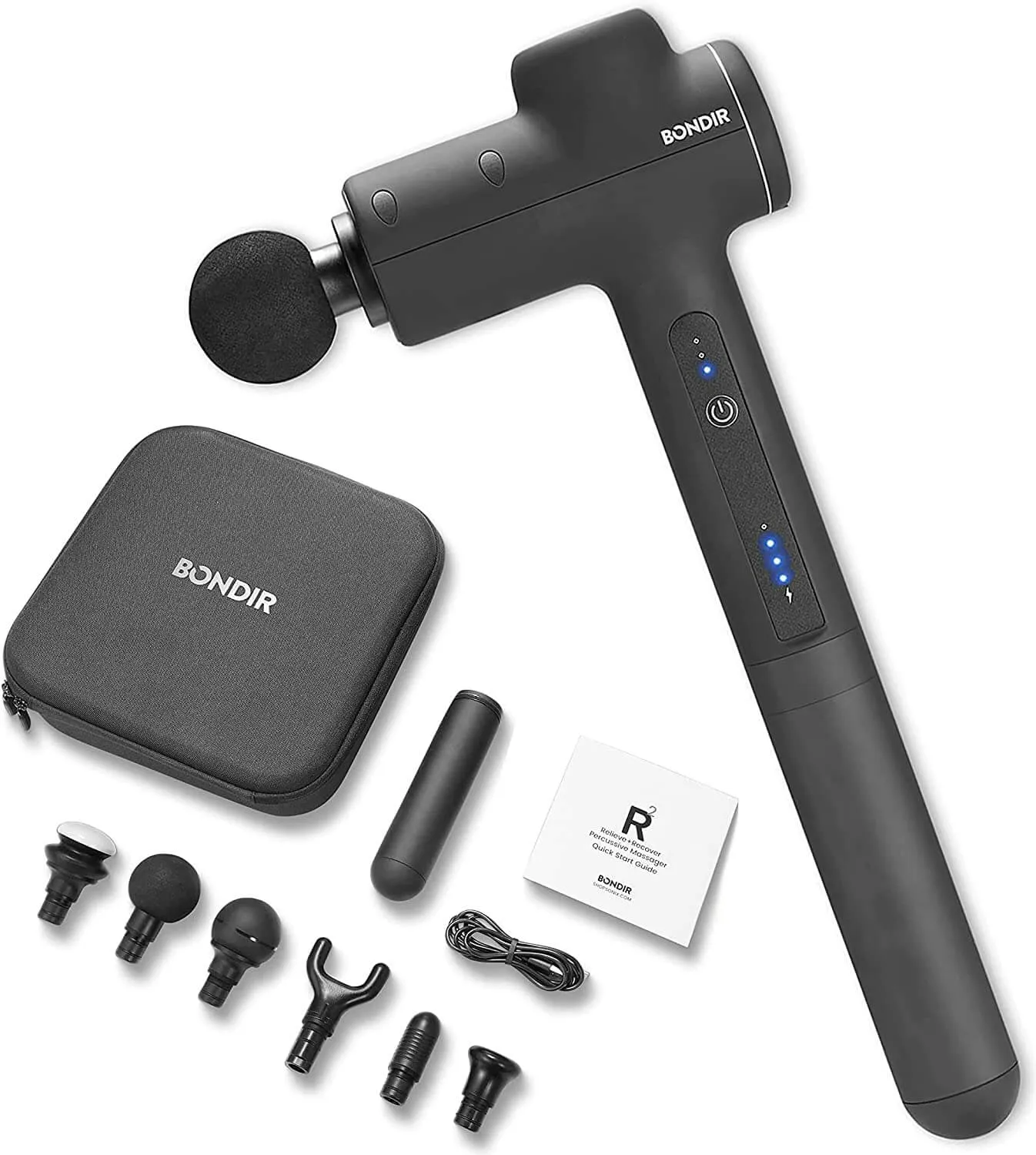 Impact back massager Bondir R2 Gun, black