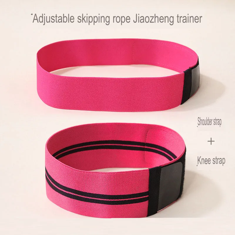 Jump rope tied with jump posture correction belt adjustable non-slip elementary school children's professional auxiliary training artifact correction shoulder strap