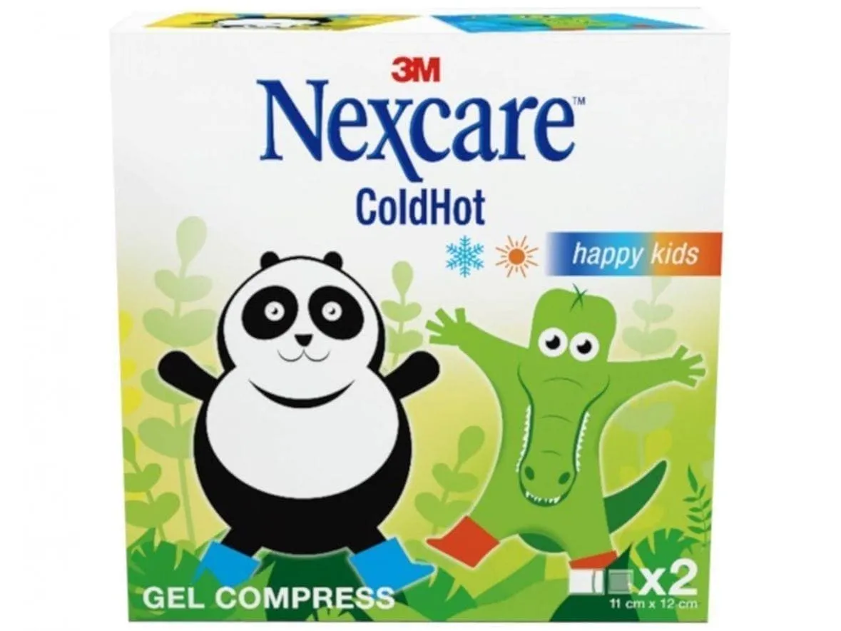 Kids hot and cold gel pack, Nexcare ColdHot Happy Kids gel wrap