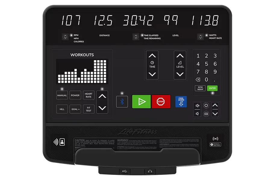 Life Fitness Club Series   (Plus) Elliptical Cross-Trainer