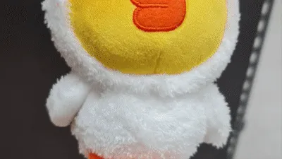 LINE Friends Jungle Brown Doll Massager Tools Chicken Sally Kids Toys
