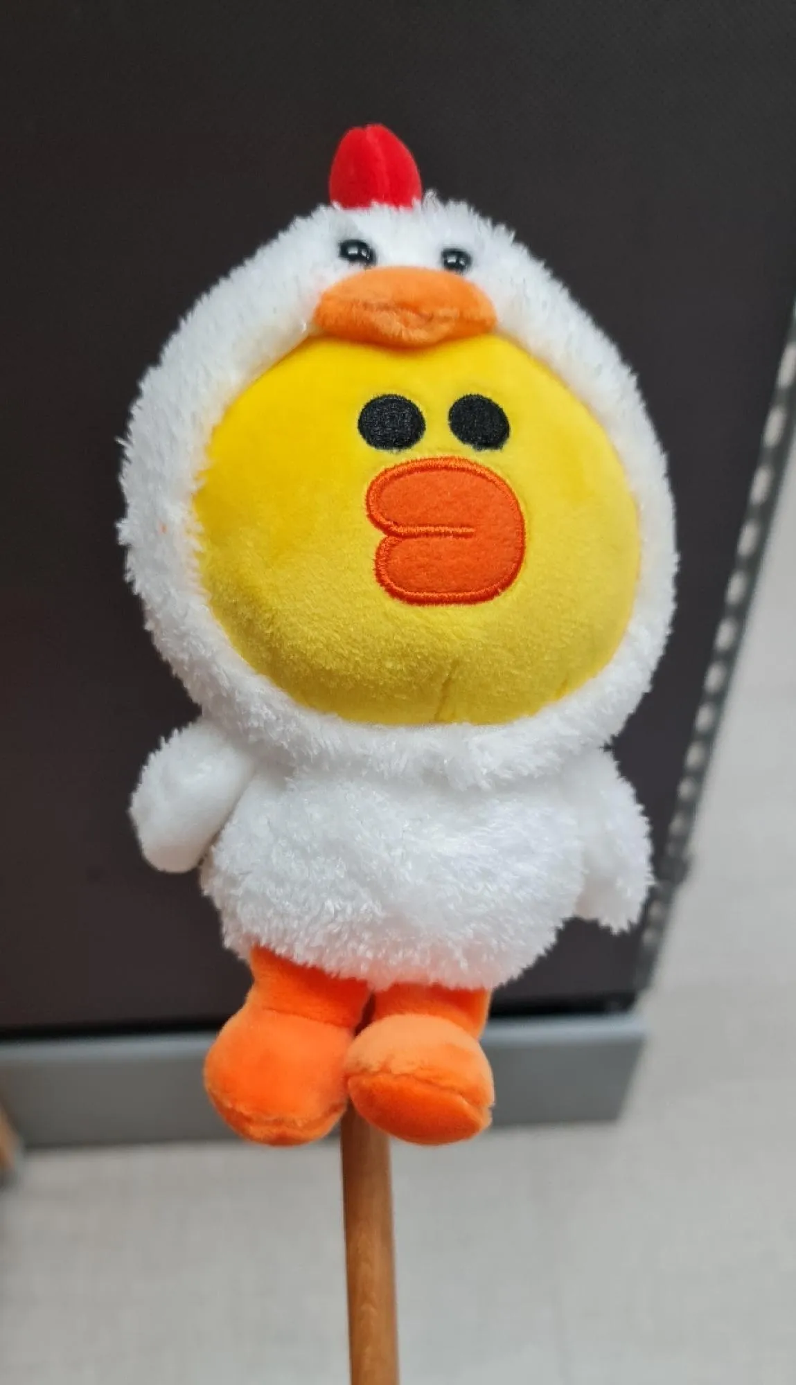 LINE Friends Jungle Brown Doll Massager Tools Chicken Sally Kids Toys