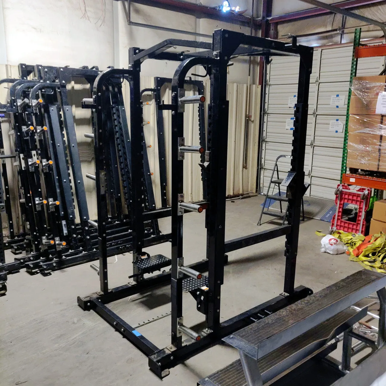 LIQUIDATION 6 Hammer Strength Squat Rack Power Racks with Weight Storage