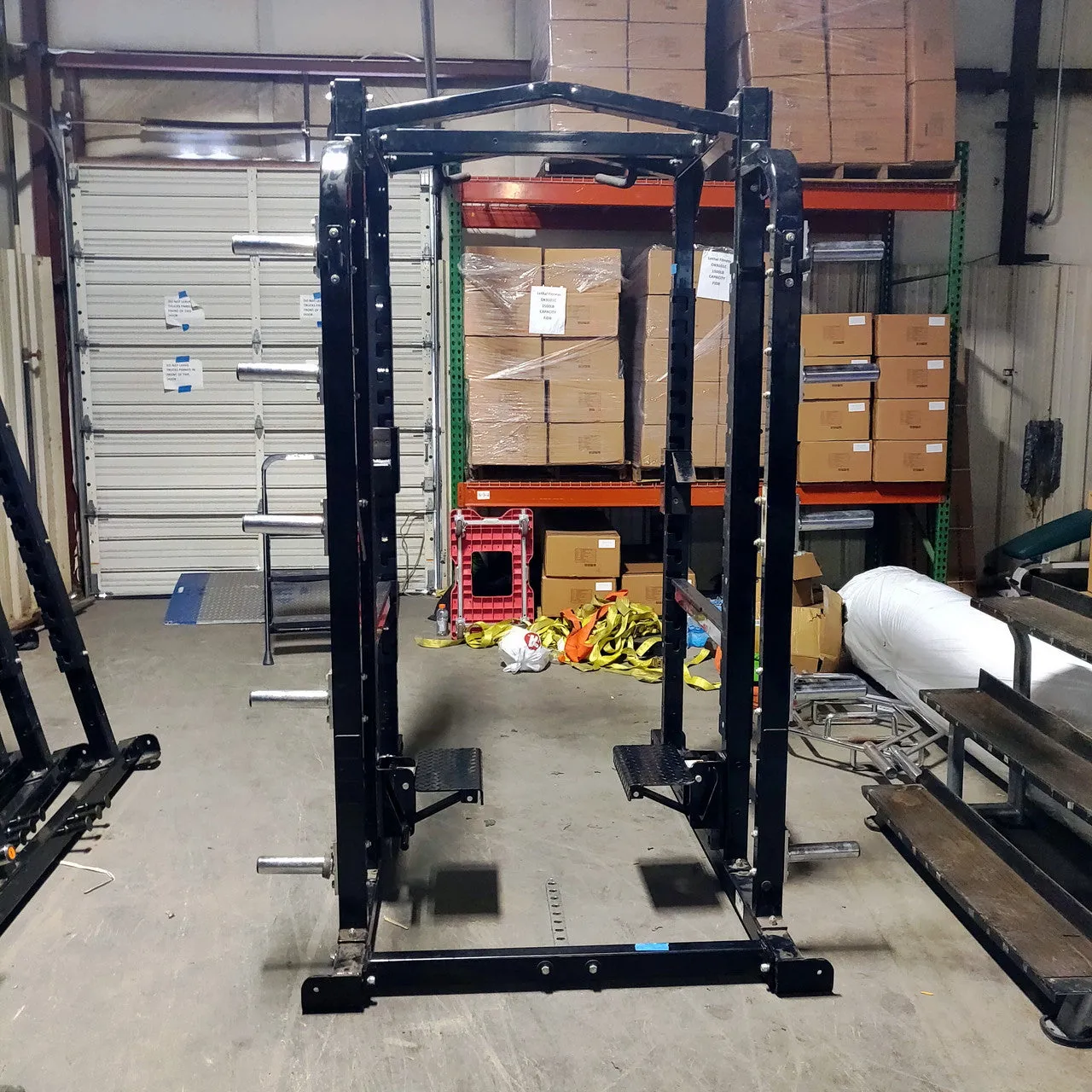 LIQUIDATION 6 Hammer Strength Squat Rack Power Racks with Weight Storage