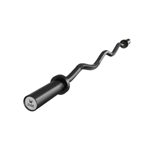 MAJOR FITNESS 4ft Olympic EZ Curl Barbell
