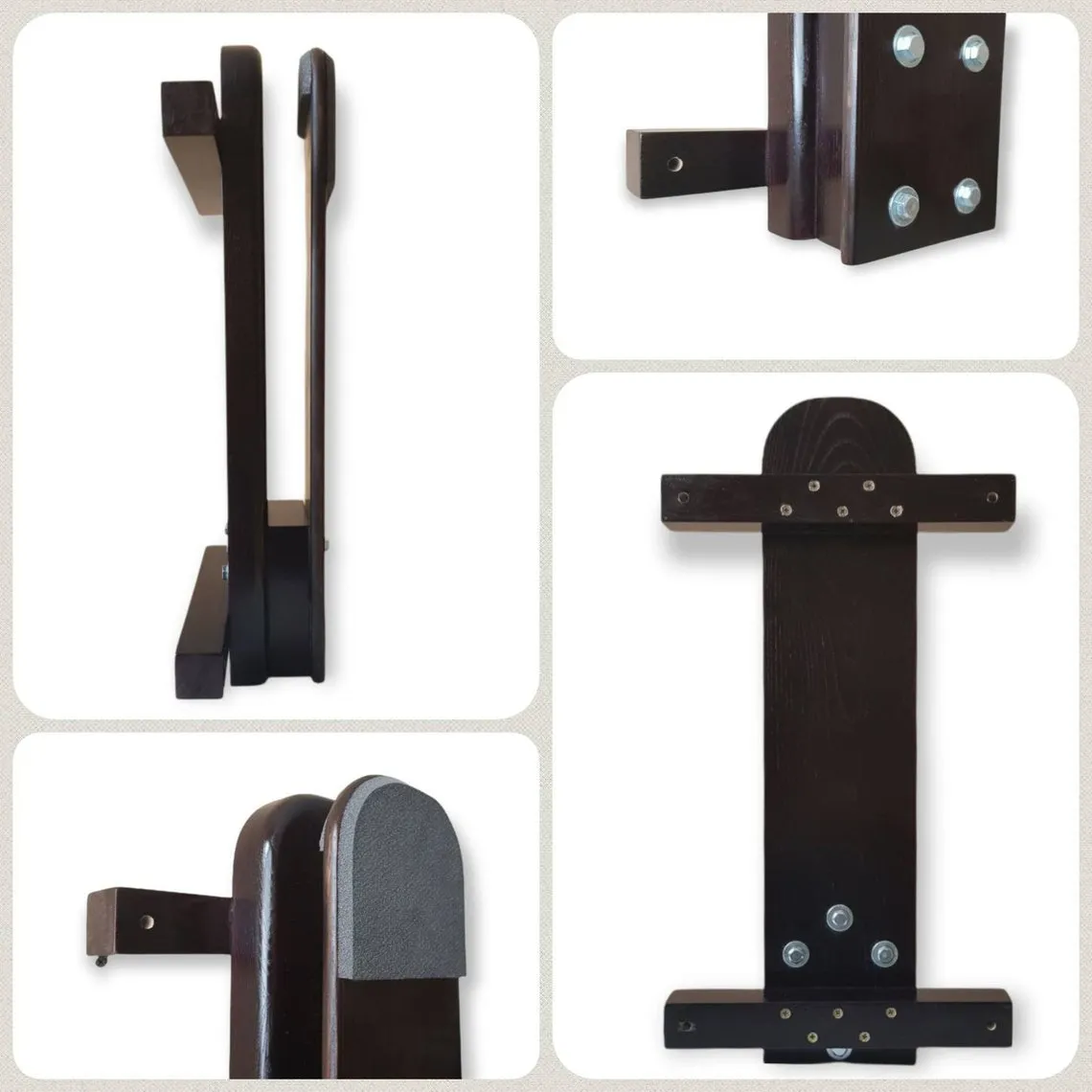 Makiwara - Wall mounted - Wooden padded striking post  (60 cm (23.6") x 14 cm (5.5"))