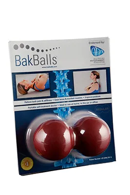 Mobility Kit - Regular - BakBalls (red, regular) and 12" white foam roller